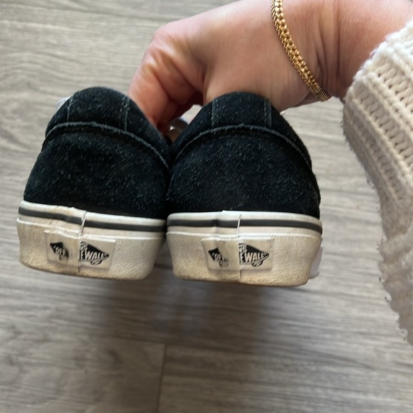 Cheetah Print Stripe Black and White Vans Size 5 - Picture 7 of 8